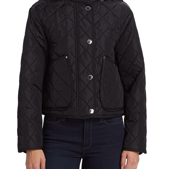Burberry Black Quilted Nylon Puffer - Womens - Small - Picture 8 of 12